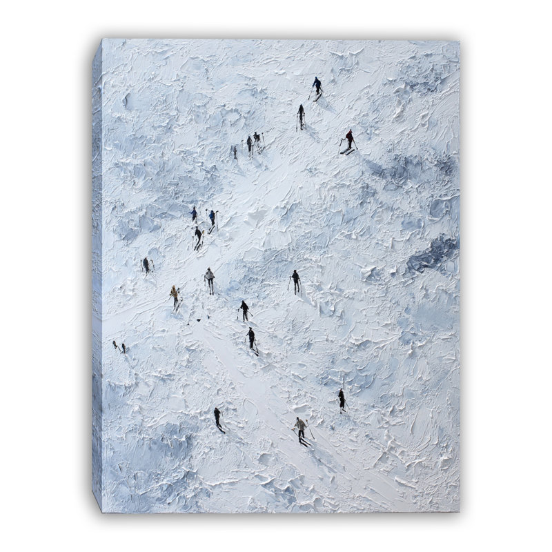 «Ascendant Silence», art mural sur toile tendue, 36 po x 48 po