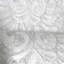 Papier peint damassé victorienne texturée en relief blanc cassé crème et blanc cassé