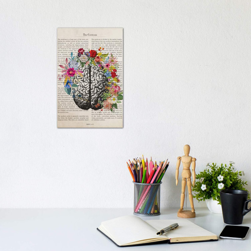 The Cerebrum - Wrapped Canvas Print, 20.32 cm H x 30.48 cm W