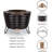 Brand Smokeless 25 in. Patio Fire Pit, Wood Burning Outdoor Fire Pit - Includes Wood Pack, Modern Design with Removable Ash Pan and Weather Resistant Cover, Black