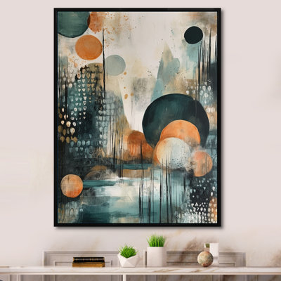 «Karenjit Green and Brown», reproduction artistique sur toile