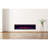 Nazaret WiFi Smart Recessed Wall Mounted Electric Fireplace Insert with Remote, Overheating Protection, Logset and Crystal, Touch Screen, 1500W/750W-1146510312