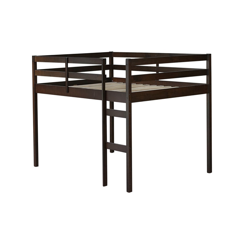 Lit mezzanine simple Orrtanna par Harriet Bee, Espresso, Double