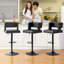 Tabouret de bar ajustable en similicuir-857817563