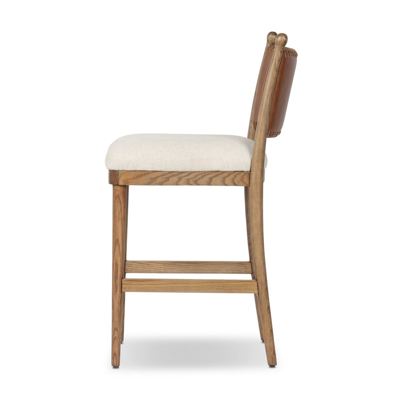 Bella Stool-Dulane Mahogany-Counter, Counter Stool (27" Seat Height), Antique Walnut