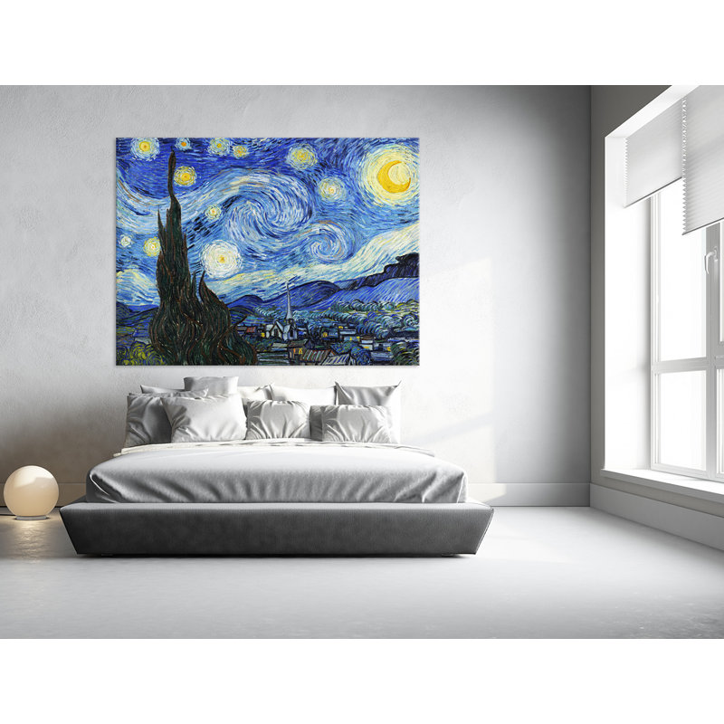 « starry night » par vincent van gogh, reproduction d’art sur toile
