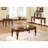 Cherry Rectangle Coffee Table With Turned Legs