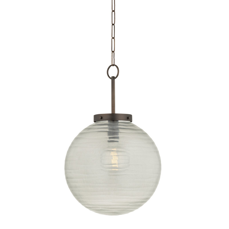 Luminaire suspendu FALLS MILLS, Bronze, H 24,5 po x l 16 po x P 16 po