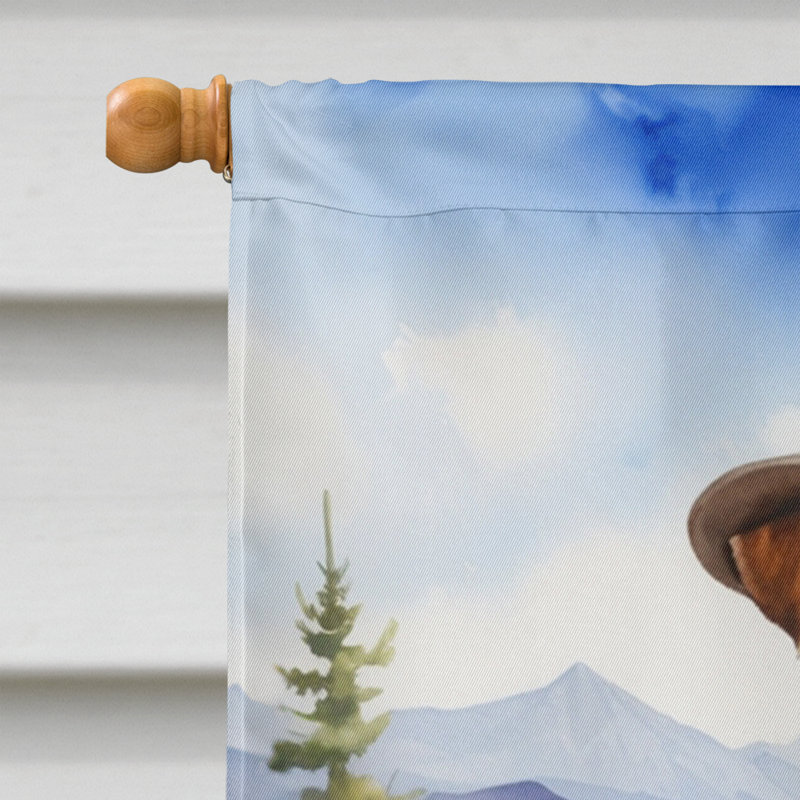Drapeau Cowboy Welcome House, Fox terrier
