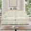 Causeuse confortable surdimensionnée en chenille Century