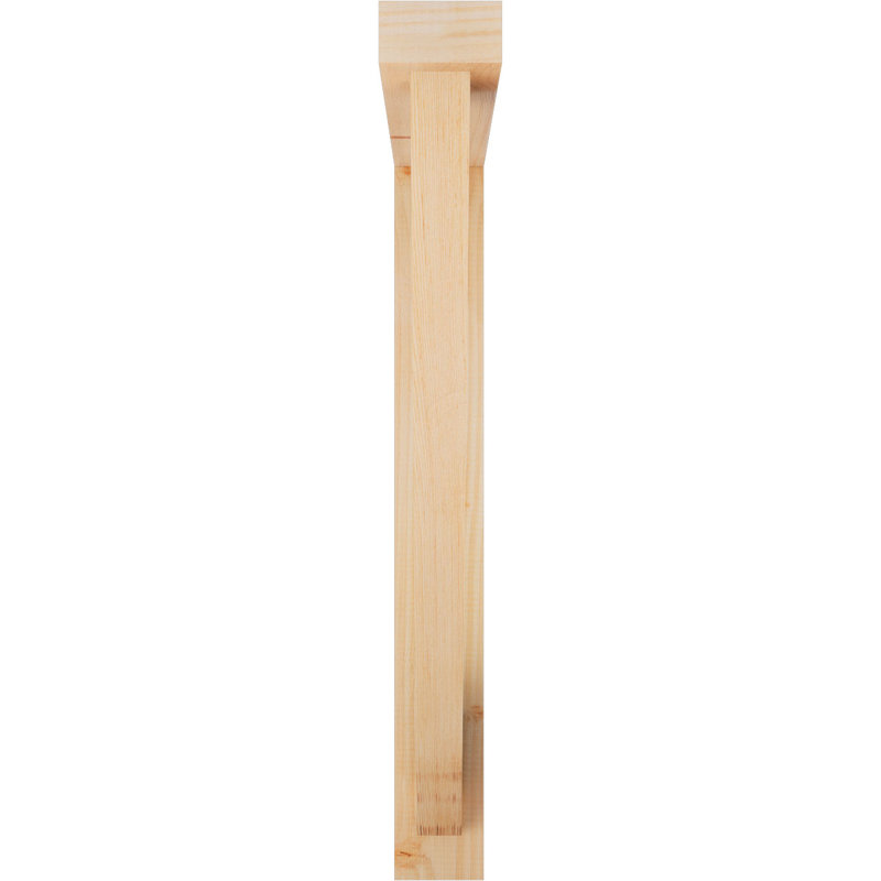 Support de bloc traditionnel avec entretoise décalée, 34 x 34, Sapin Douglas de l 4 po (scié brut)