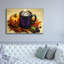 Art mural sur toile The Holiday Aisle® «Black Chocolate Cup With Purple Butterfly» par Momart-2069213201