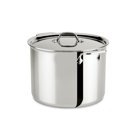 All-Clad D3™ Compact Stainless Steel Stock Pot with Lid