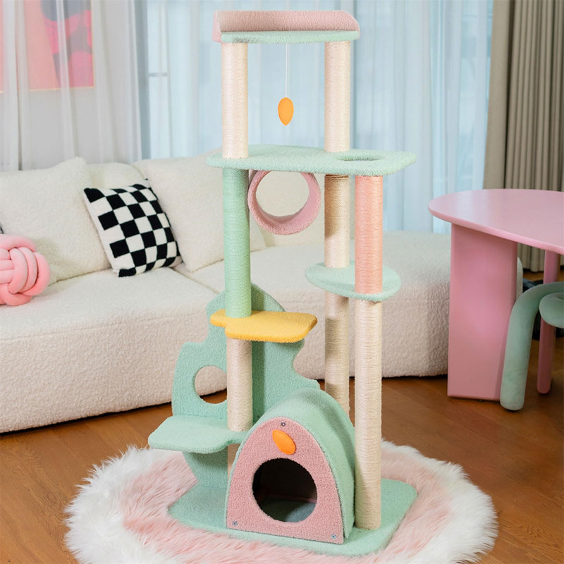 49.61'' H Cat Tree