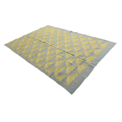 Tapis bleu clair 6x9