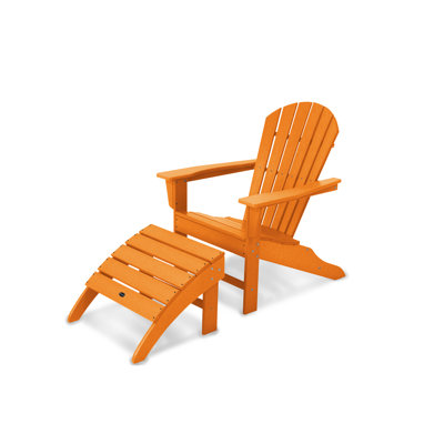 POLYWOOD South Beach Adirondack 2-Piece Set