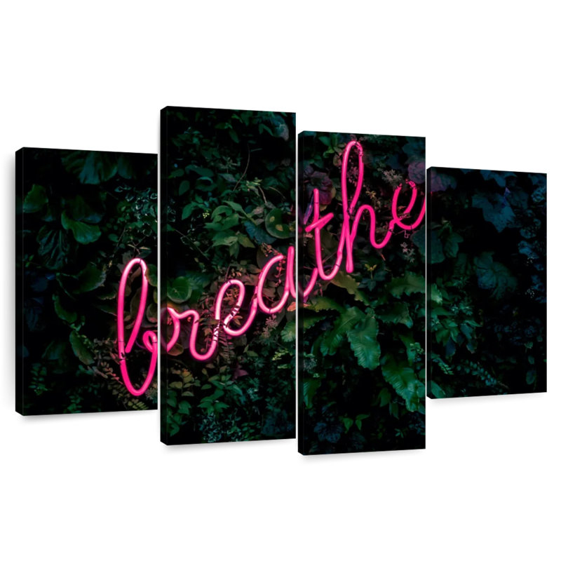 Enseigne néon Tergel Breathe