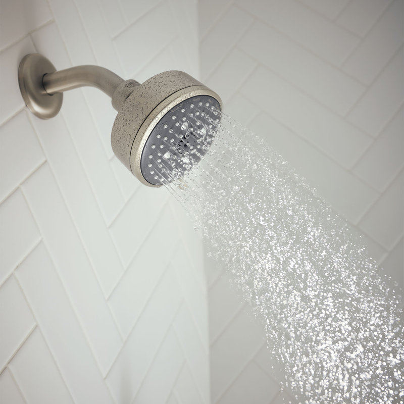 Cosmopolitan Pressure Balance Rain Shower Set, Brushed Nickel