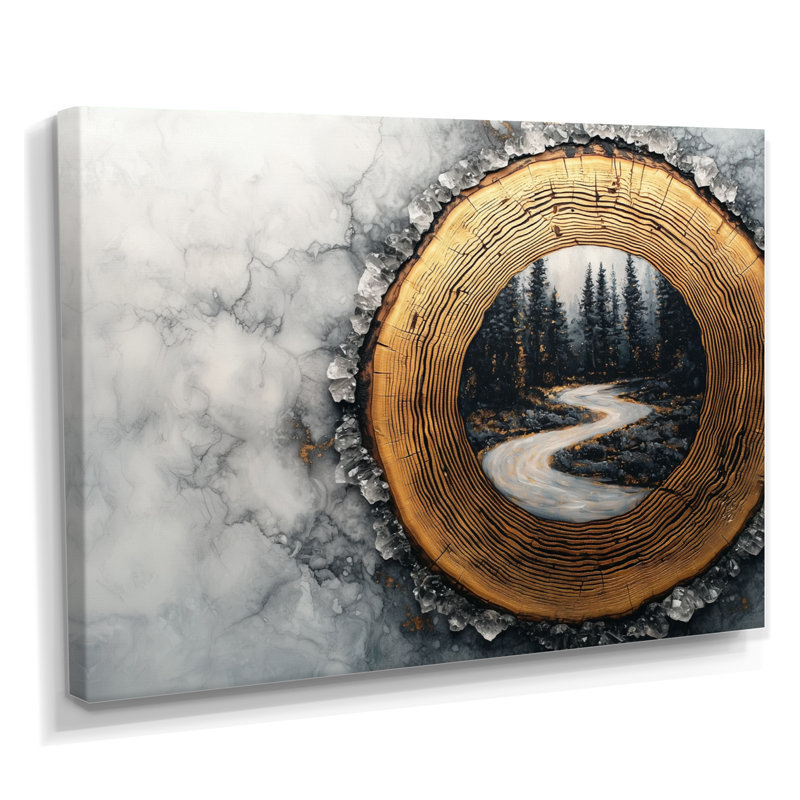 Gioacchina - Landscapes Canvas Art Print, H 34 po x l 44 po, Toile tendue, Ne s’applique pas