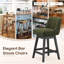 Tabouret de bar 360 ° avec structure en bois massif-390133250