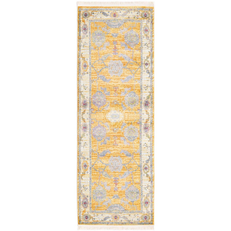 Chalie Ikat Indoor Rug, Runner 2'2" x 6'
