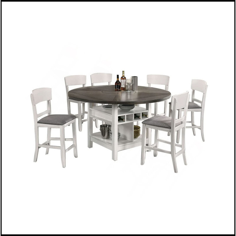 Ensemble de 2 chaises contemporaines à hauteur de comptoir pour salle à manger contemporaine
