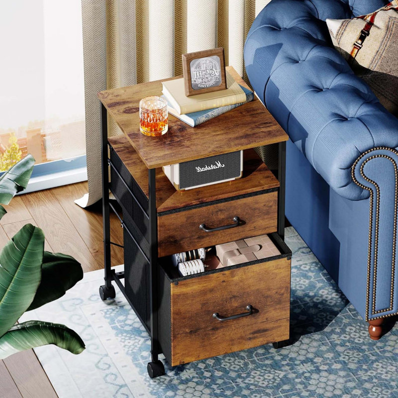 Izmir 40cm Wide 2 -Drawer File Cabinet