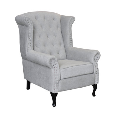 Gustin Upholstered Wingback Chair
