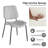Modern Round 3 Piece Dining Room Table and Chairs Set-524936968-524936966