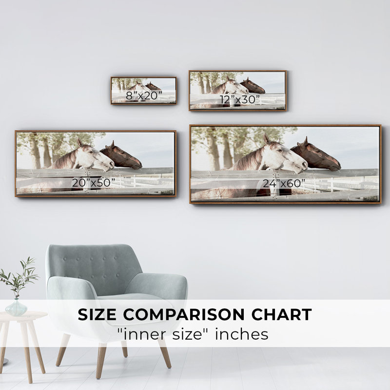 Friendly Visit- Framed Canvas