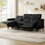 Gurdarshan Leather Dual-Motor Power Reclining Sofa-2035900874