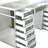 Mirrored Vanity Table 13-Drawer Faux-diamond Inlay-557422049