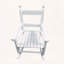 Chaise berçante en bois massif massif-843453806