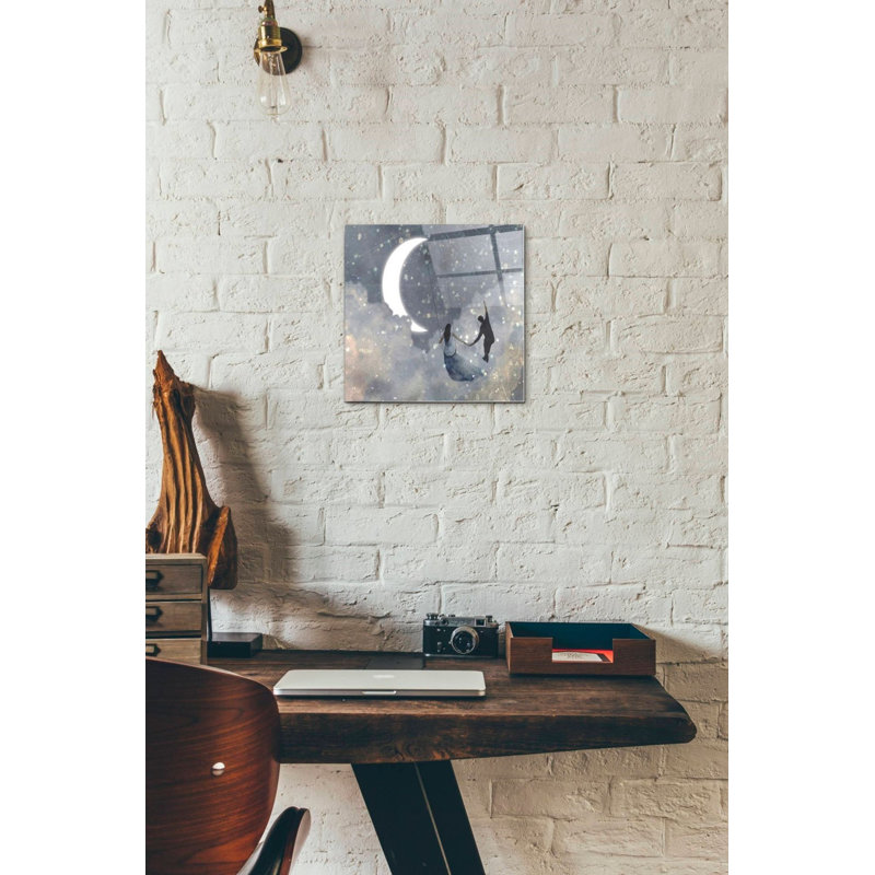 «Celestial Love I» par Victoria Borges, art mural en verre acrylique
