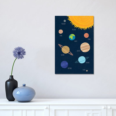 Solar System by TomasDesign - Wrapped Canvas Print