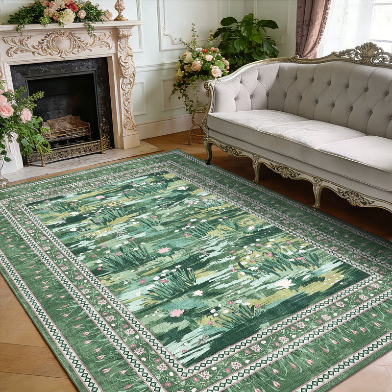 Rugs for Living Room Area Rugs Machine Washable Area Rugs Foldable Carpet Non-Slip Accent Carpet for Living Room Bedroom Entry