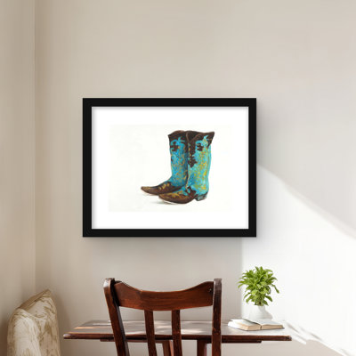 Bottes de cowboy bleues - Western Man