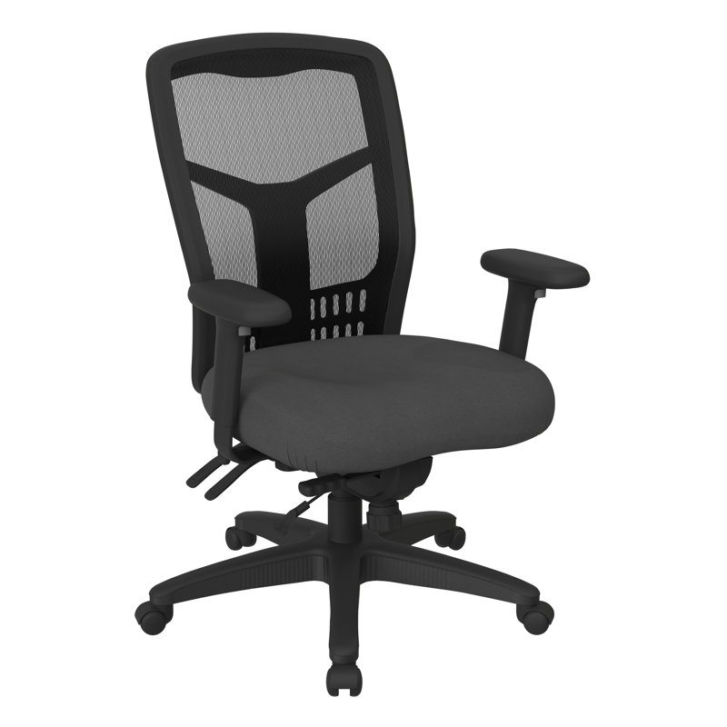 ProGrid Polyester Blend Task Chair, Icon - Grey