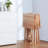TV Dinner 4-Pack Rectangular Folding Tray Table With Storage Rack, Espresso, 14.6"L X 19"W X 26"H-909449279