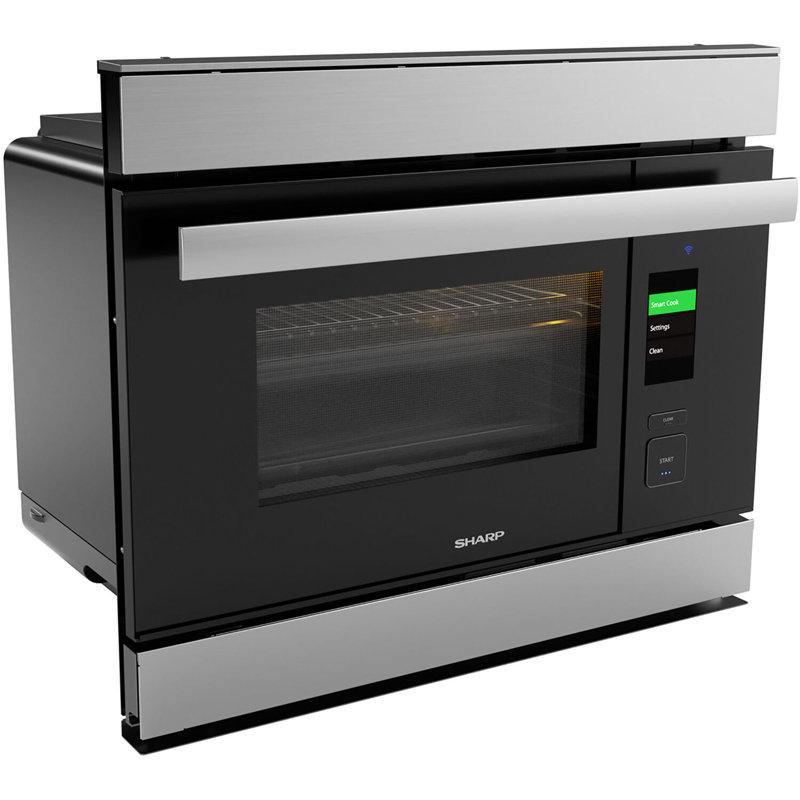 Micro-onde intégré à convection intelligente 15,55 po 1,1 pi³ 1300 watts avec capacité de friture d'air Sharp