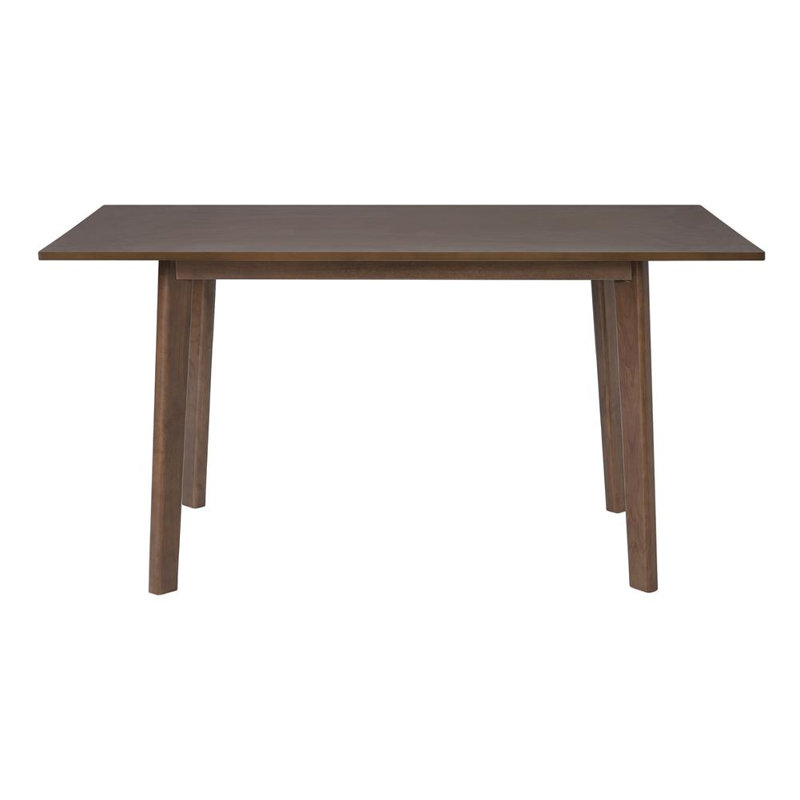 60-Inch Long Dining Table for 4-6 People, Kitchen Dinner Table for Dining Room, Walnut