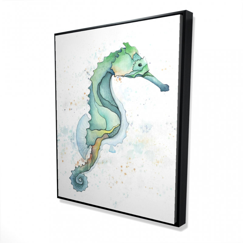 Reproduction d'hippocampe sur toile