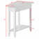 Carbin 24" Tall End Table with Shelf