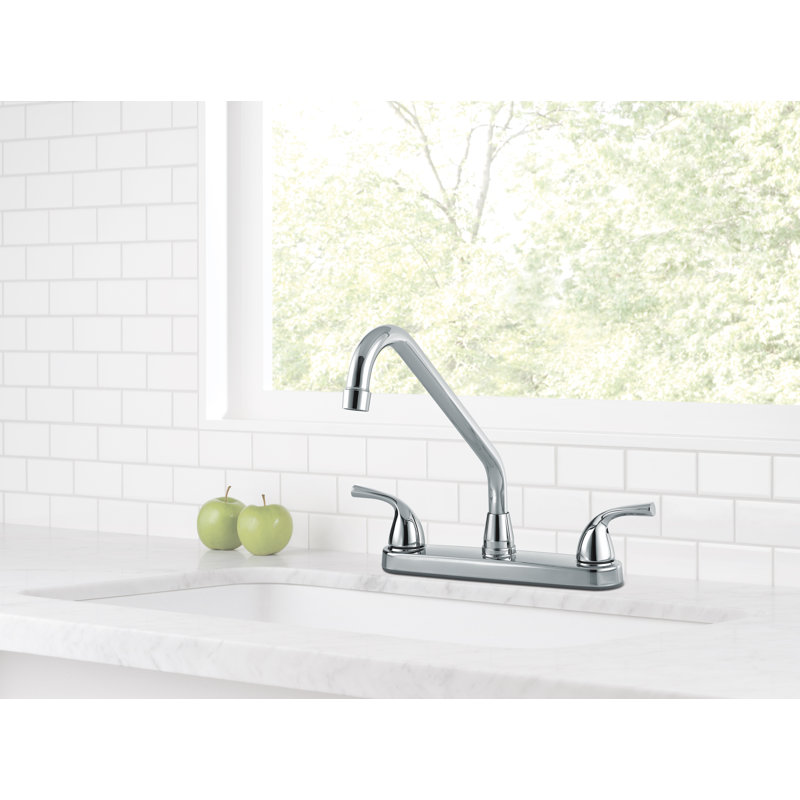 Classic Double Handle Kitchen Faucet