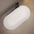 63 in. Freestanding Soaking Solid Surface Bathtub-98606635