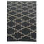 Tapis noir Otto