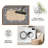 Blue & Beige carpet-easy to clean, machine-washable, soft and comfortable; suitable for door mats, kitchens, living rooms, bedrooms, corridors, and laundry areas. Easy to clean, durable carpet for home decoration.-1635963506