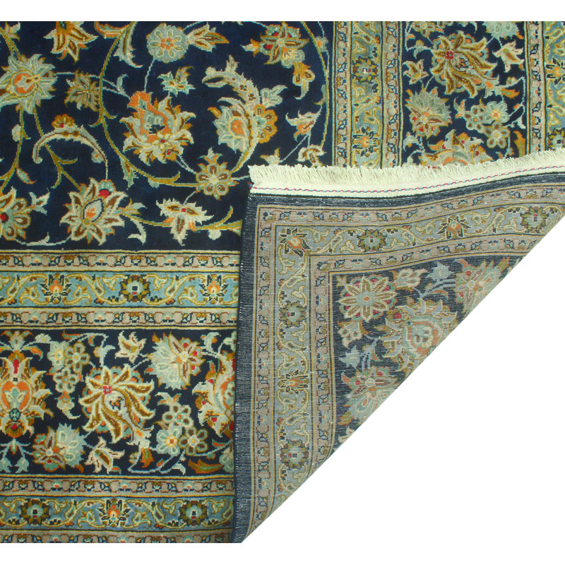 Fulvio One-of-a-Kind 9'10" X 13'5" 2022 Wool Area Rug Navy