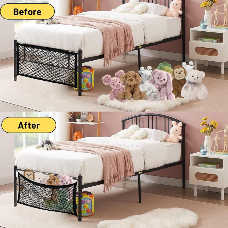 2-pack Bedside Stuffed Animal Storage Nets