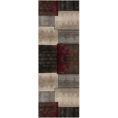 Tapis gris / beige Barrville